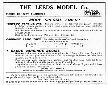 Leeds 1915 October Advertisement