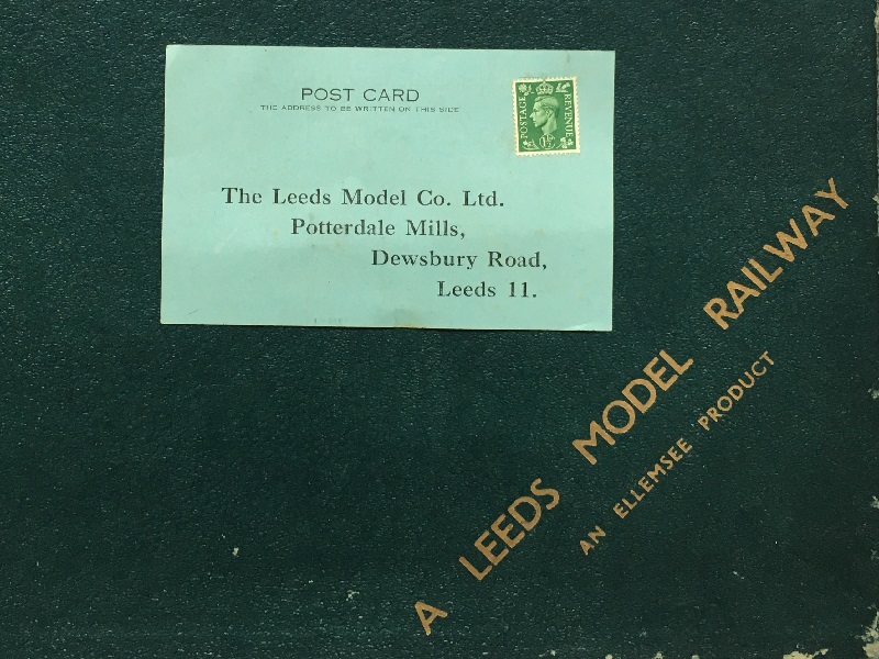 Leeds Model Railway Guarantee Card