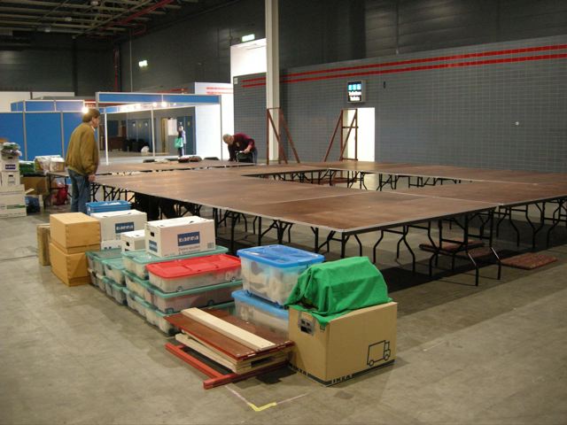 Setting the tables for the Hornby layouts