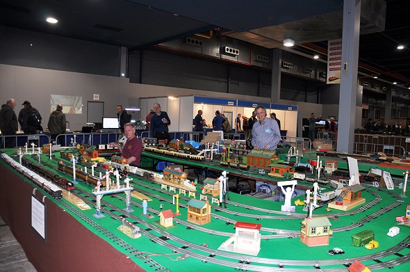 Dutch HRCA members at the Hornby O-gauge layout