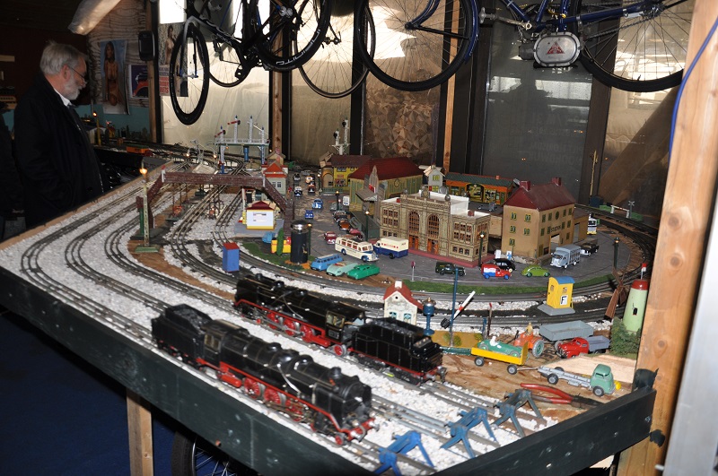 Vintage model railway branch line