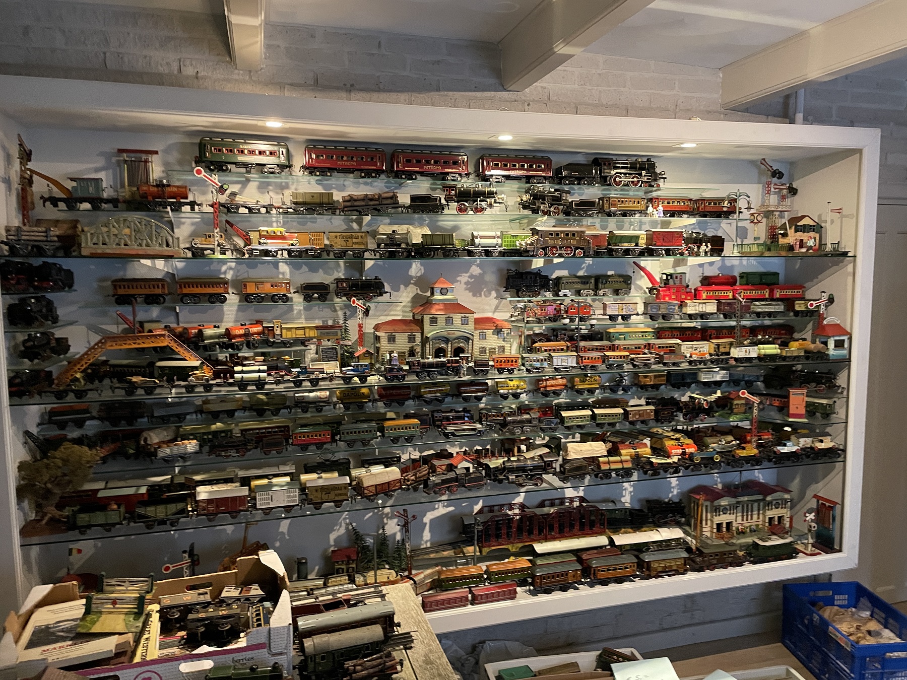 Vintage railway collection