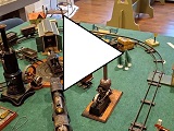 Dutch HRCA Hornby and live steam O-gauge layout video