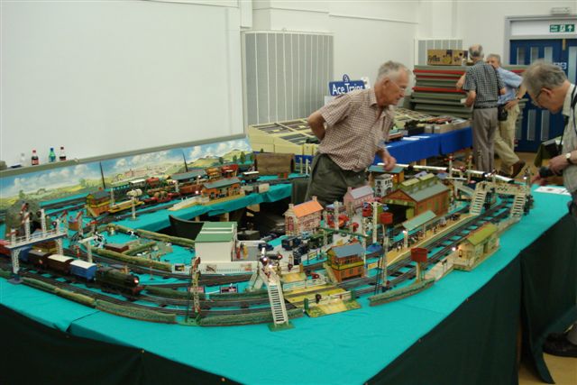 Hornby O-gauge electrically lit layout