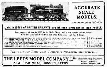 Leeds 1922 January Advertisement