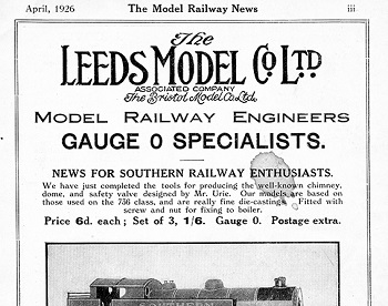 Leeds 1926 April Advertisement