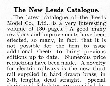 Leeds 1927 January Trade News