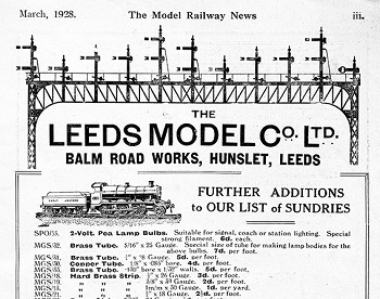 Leeds 1928 March Advertisement