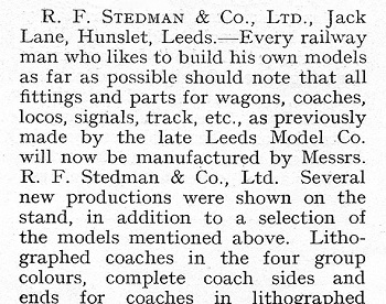 Leeds 1928 November Trade News