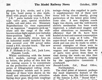 Leeds 1929 October Trade News