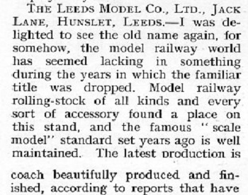Leeds 1932 October Trade News
