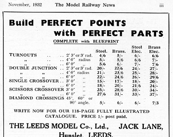 Leeds 1932 November Advertisement