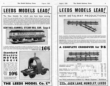 Leeds 1933 August Advertisement