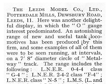 Leeds 1935 November Trade News