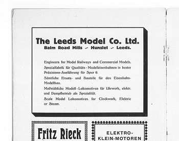 Leeds 1930 June Advertisement