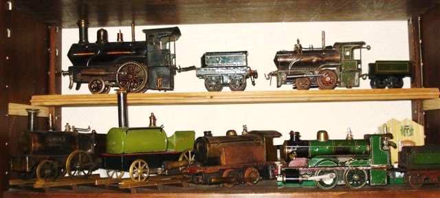 Vintage model live steam locomotives