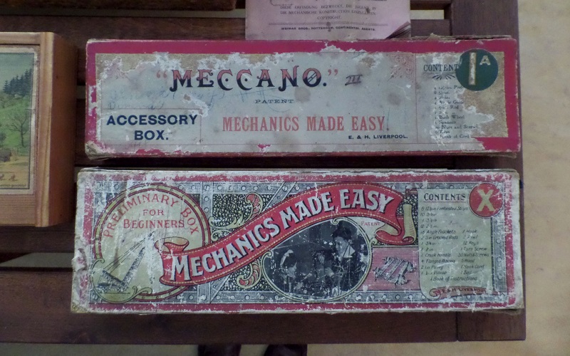 Rare early Meccano sets
