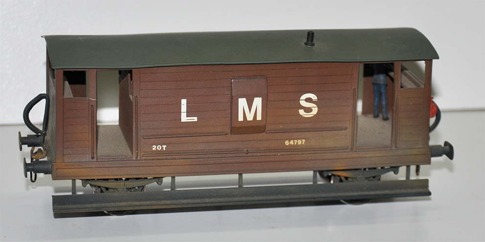 Leeds  LMS resin Express Goods Brake Van