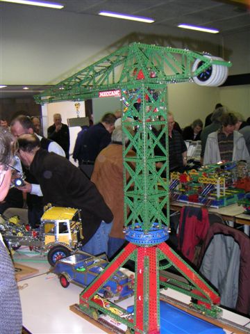 Meccano crane